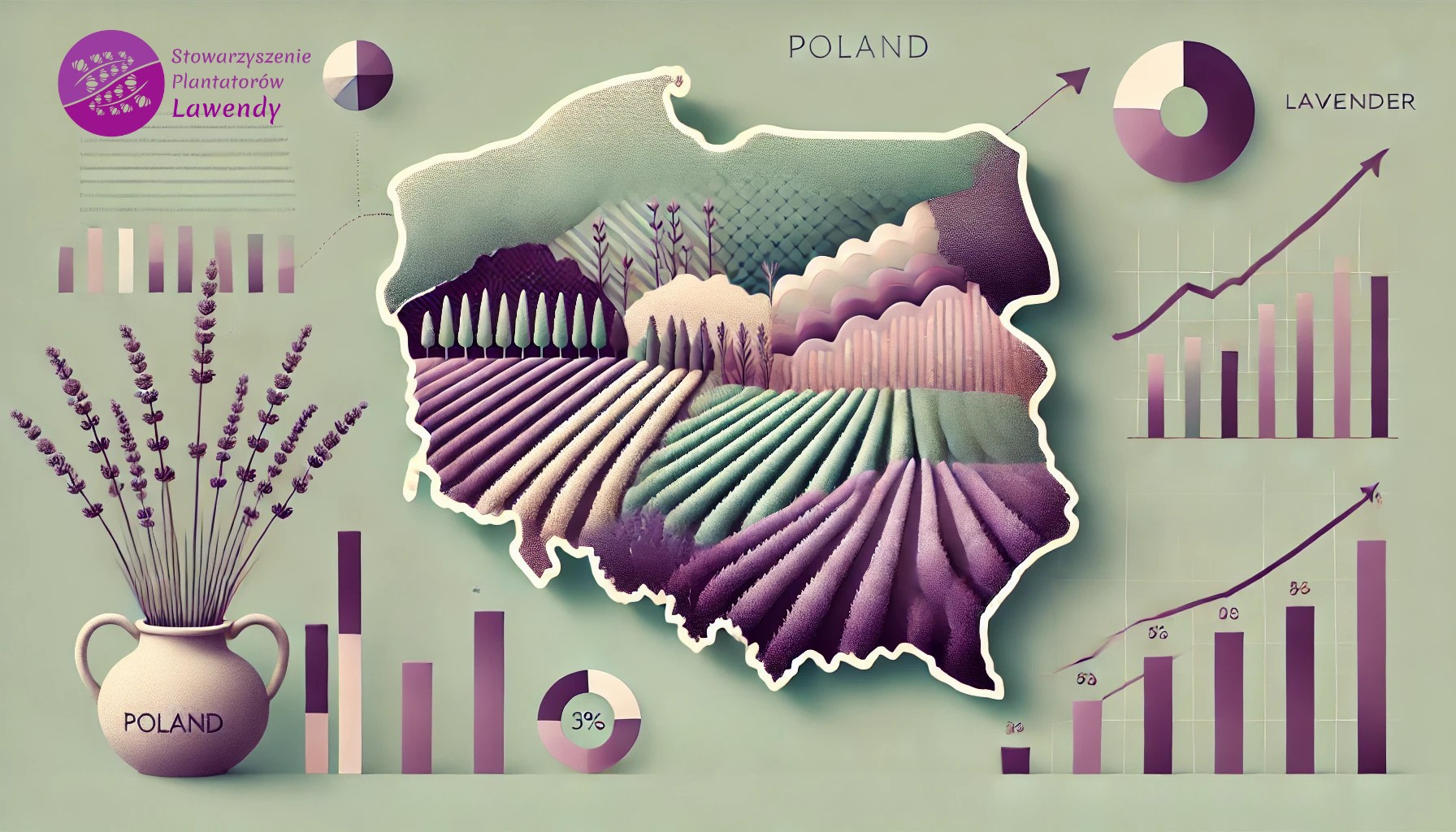 Analiza trendów w uprawach lawendy w Polsce w latach 2022–2024
