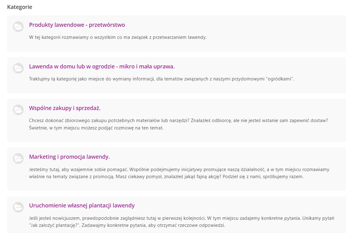 Dyskusje członków i ekspertów o lawendzie