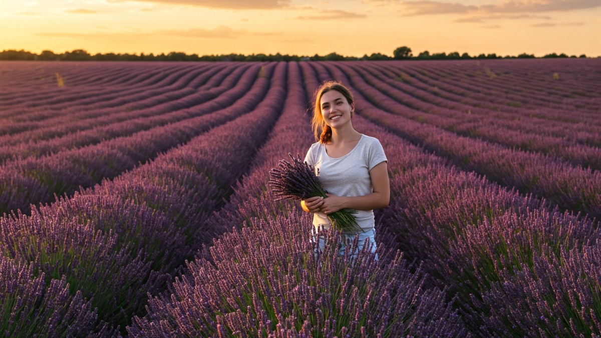 Własne pole lawendy